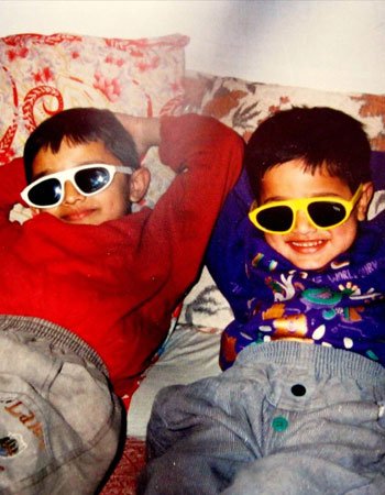 Bhuvan Bam as a kid