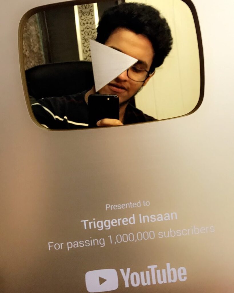 Silver Play Button