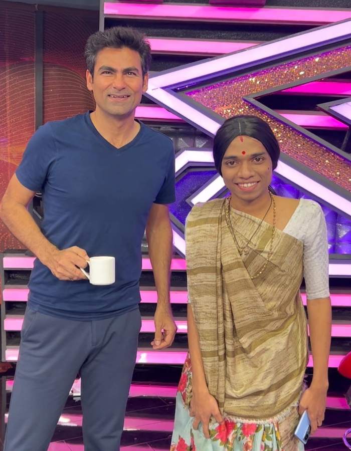 fun with prasad with Kaif