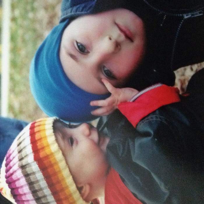 Sam Kolder and Nikole childhood photo